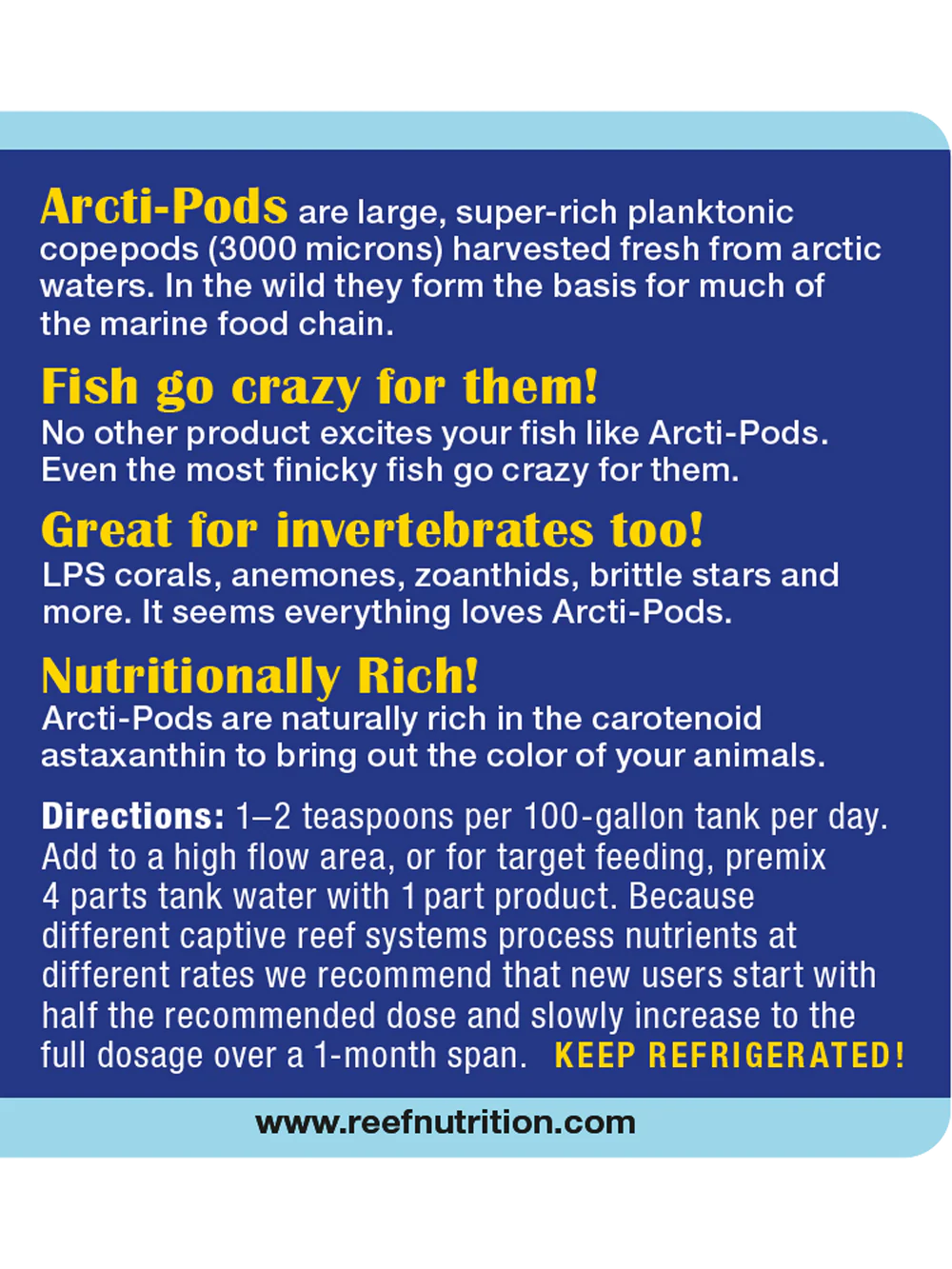 Reef Nutrition Arcti-Pods - Image 4