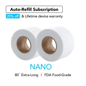 Nature Dimension Nano Fleece Roll, 2-Pack